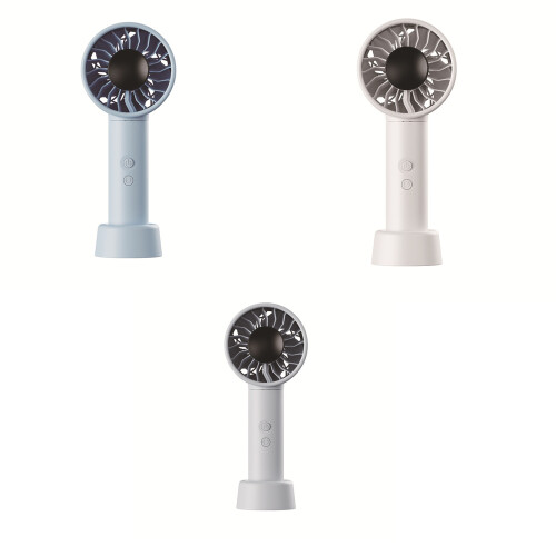 USB Rechargeable Mini Fan Portable Handheld Fan with 100-White 2