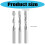 Alloy Spirals Trimming Router Bit Flush Cutter Double-Topspin 4