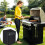 Heat Resistant BBQ Tools Stand Storage Pouch for Camping and 2