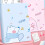 Cartoon Pattern Document Holders-Pink milk tea rabbit 60 pages 3