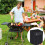 Heat Resistant BBQ Tools Stand Storage Pouch for Camping and 4