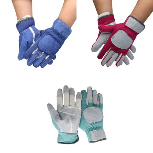 Reinforced Work Gloves With Padding And Sun-royal blue 1