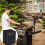 Heat Resistant BBQ Tools Stand Storage Pouch for Camping and 6