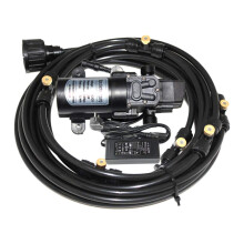 Patio Misting System with Pump, 6m (20ft) Outdoor Misting System Kit for Patio Cooling