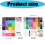 Multicolor Resin AB Rhinestones Set with Glues-40 squares 4
