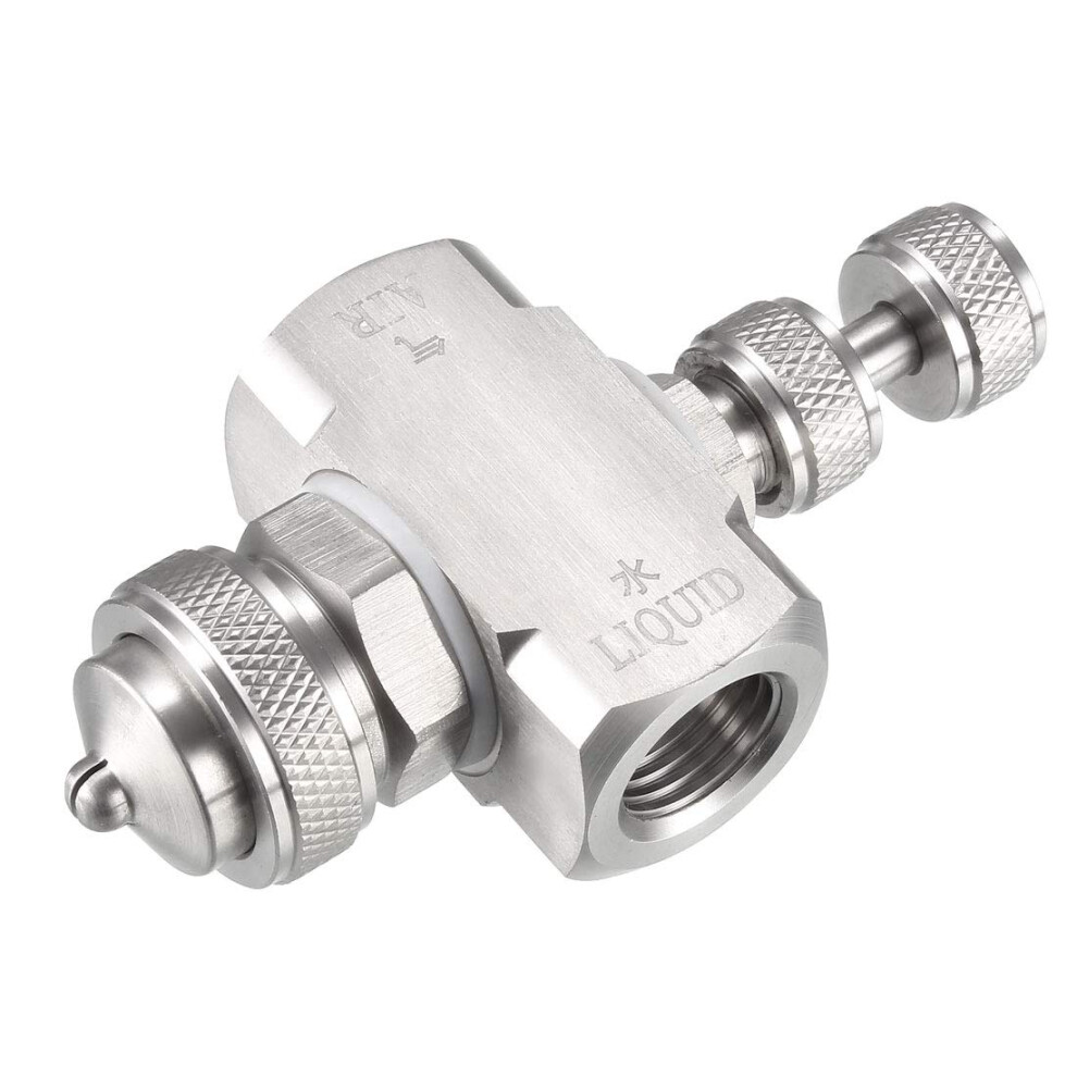 Air Atomizing Nozzle, 1/4Bspt Misting Low Pressure Siphon Fanshape Spray Tip 9771547335078