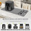 Heatproof Silicone Mat For Kitchen Countertops Spill-Grey 2
