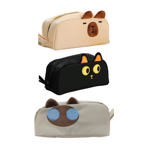 Large Capacity Pencil Case Embroidered Polyester Pencil-type3 1