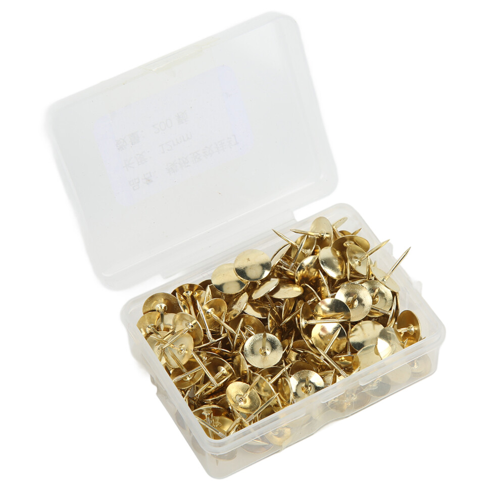 200Pcs Iron Thumb Tacks 1.2Cm Nonslip Flat Nails For Household & Office 4691376159889