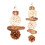 Fruit Shape Bird Chewing String with Natural Grass Ball-L 2