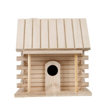 Wooden Bird House WallMounted Outdoor Birdhouse for Garden and Backyard Nesting Box
