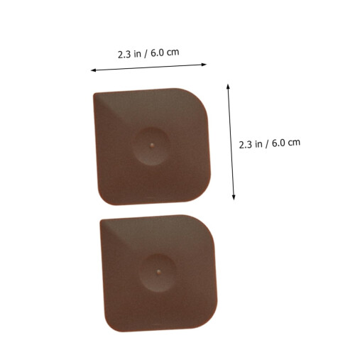 Non Stick Pan Scraper Set for Cast Iron, NonScratch, Ergonomic Grip, Kitchen Cleaning, 4 Pack 1