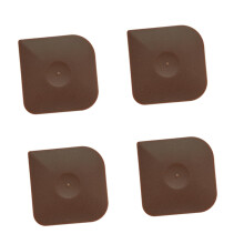 Non Stick Pan Scraper Set for Cast Iron, NonScratch, Ergonomic Grip, Kitchen Cleaning, 4 Pack