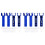 8 Pack Pool Vacuum Head Handle Replacement with 24 V Clips, 2 Inch Universal Fit 1