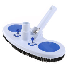 Pool Vacuum Head, 13 Inch Flat Pool Vacuum Brush, Universal Suction Head Fit for Walls and Floors