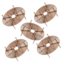 5 Pack Plant Pot Cover Grids and Soil Protectors for Flower Pots Indoor Outdoor Balcony Garden