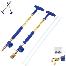 Garden Manual Sprayer, Single/Double Head Handheld Push Pull Copper Pump Sprayer, Adjustable Drink Bottle Spray