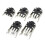 11mm Mouse Encoder Wheel Replacement 10 Pack, Consistent Fit Scroll Wheel  Kit for DIY Maintenance 4