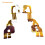 Lens Flex Cable Replacement for  AXP55 Camera Repair Parts 5