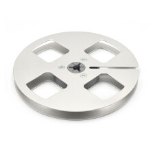5 Inch Aluminum Alloy Sound Tape Empty Reel with 4 Hole for Studer ReVox Reel to Reel Recorder,for 1/4 Inch Tapes Silver