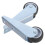 2pcs Sliding Door Roller Replacement Gate Wheels Sliding Shaft Wheel Anti-Sag Side or Bottom Mount Support Wheels 2