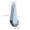 2pcs Sliding Door Roller Replacement Gate Wheels Sliding Shaft Wheel Anti-Sag Side or Bottom Mount Support Wheels 7