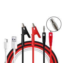 X15A Ny Banankontakt Till Alligator Clip-Testkabel och Nicro-Kommunikationskabel för RD6006 RD6012 RD6024-Utgång