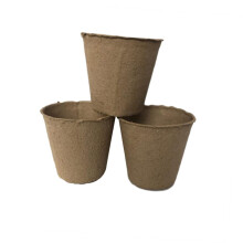 Biodegradable Seed Starter Pots for Tomatoes and Cucumbers, EcoFriendly Peat Pulp Planting Pots