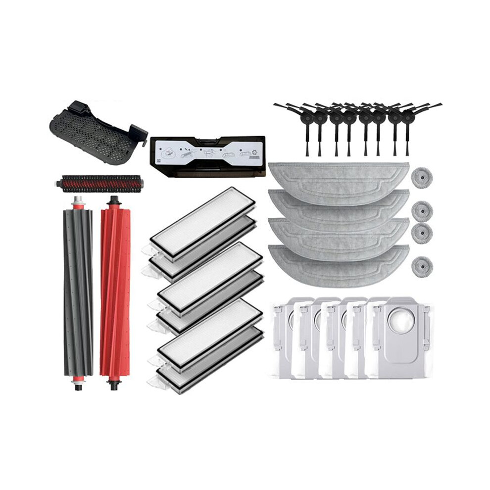 For S8 Maxv Ultra Robot Vacuum Cleaner Set Mop Choth Vacuum Bags Side Brush Filter Replaceable Spare Parts 6032653223097