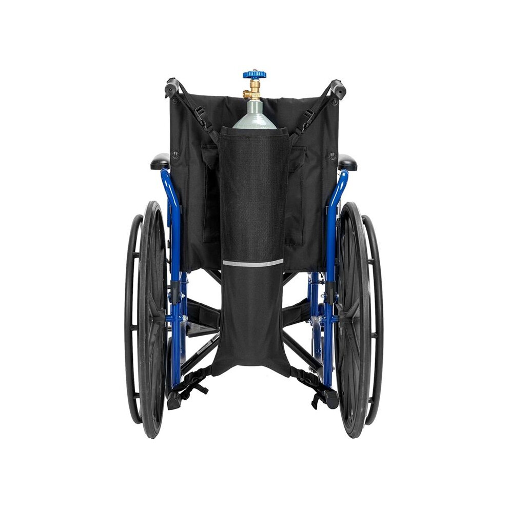 Oxygen Tank Holder For Wheelchair, Portable D & E Cylinder Transport Bag, Oxygen Cylinder Bag And Adjustable Straps 6033268212940