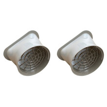 2X Raamadapter Filter Raamuitlaatslang Interface voor Draagbare Airconditioner 150 mm Raamadapter voor Airconditioner