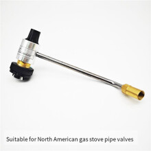 2X Adaptador de Tanque de Gás CGA600 (1 Pol.-20UNF) para Cartucho de Butância de 220 G, Soldagem Por Brasagem, MAPP, Adaptador de Queimador de