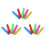 15X Chalk Holder Case Cover for Plastic School Adjustable Replacement Chalk Cover Color Random 1