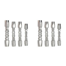 8PCS Reusable Hydraulic Hose Fittings Repair Kit,1/2in3/4in Hydraulic Hose Fittings,Hydraulic Hose Field Repair Kit