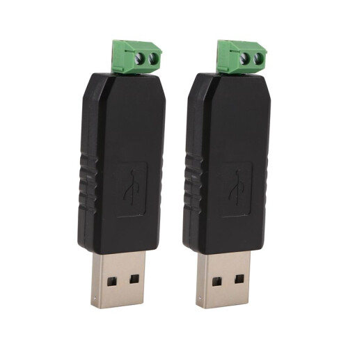 2x PC USB to RS485 -485 interface converter Serial adapter compatible + PLC