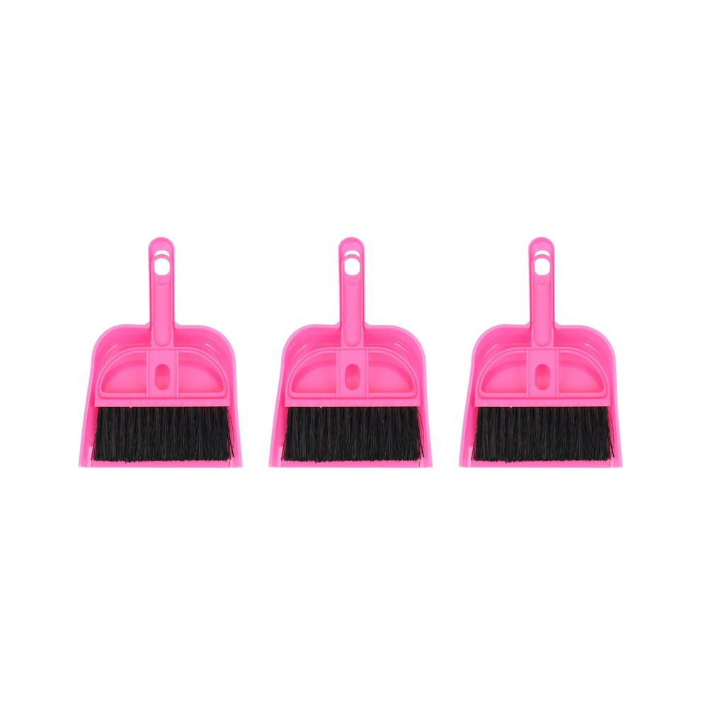 Semoic Red/Green 3X Car Keyboard Cleaning Whisk Broom Dustpan Set