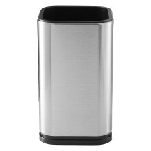 Porte-Ustensiles de Cuisine en Acier Inoxydable, Rangement de Couverts de Cuisine, Organisateur D'Ustensiles, Design Rectangulaire Moderne, 17X10Cm