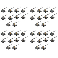 40PCS 31 mm Long Shaft Quartz Clock Movement Mechanism DIY Clock Repair Hands Kit Clock Movement Repair Tool Parts