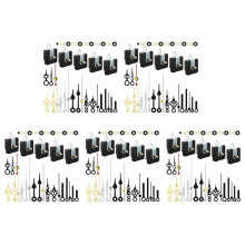 25 Stück Uhrwerk Uhr Teile Silence Quarz DIY Uhr Wand Uhr mit 7 Verschiedenen Paaren Uhrzeiger Ersatz Kit