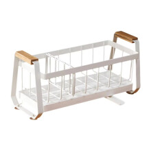 Kitchen Sink Sponge Holder Soap Dish Rack Drainer Multifunctional Countertop Sink,Caddy for Home Decor Storage D