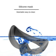 5X Almofada para Os Olhos para  4 Silicone Substituição Máscara Facial Capa Protetora Anti-Sweat Mask VR Óculos Acessórios(Cinza)