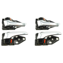4x Maçaneta Interna Das Portas Dianteiras Do Carro para HILUX REVO FORTUNER 2015-2019 69205-0K110-C0 69206-0K110-C0