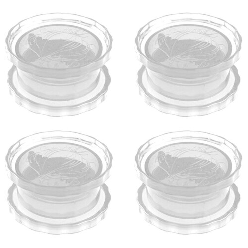 4X Kitchen Multifunctional Garlic Crusher Manual Garlic Press Roll Crusher Chopper Kitchen Gadgets Accessories White