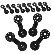 Greenhouse Shade Net Clips 25pcs Double Fasten Durable Plastic Clamps for Garden Sunshade Mesh