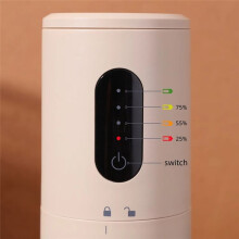 Portable Electric Power Display Coffee Bean Grinder 38 Gears External Adjustable 2000mAh Household Coffee Machine