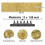 2 Pack Gold Sequin Table Runner 12x108 Inches for Party and Wedding Decorations 9