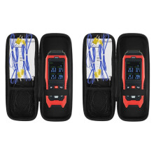 2X Thermokoppelthermometer 4-Kanaals Dataloggerthermometer K-Type Temperatuurlogger met Alarm en Datalogging