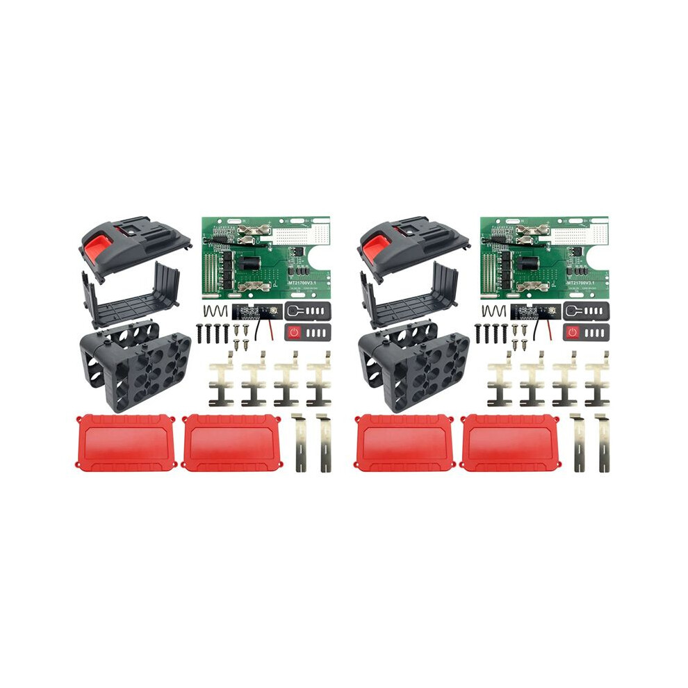 Photos - Printer Part 2X 15 Hole 21700 Li-Ion Battery Plastic Case Box PCB Protection Board for Zhipu Hongsong Jingmi for
