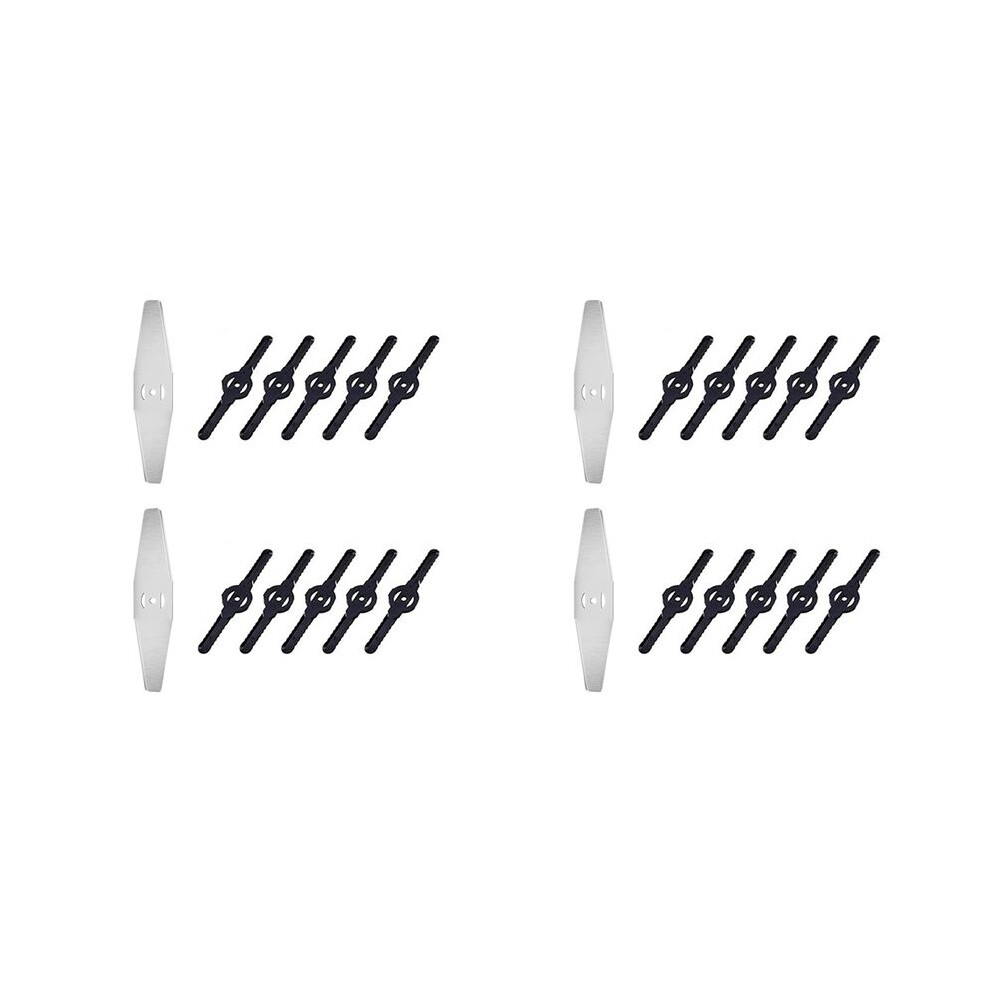 Brecantia 4X Grass Trimmer Replacement Blade Cordless Lawn Edger Brush Cutter Blade Heads Accessories