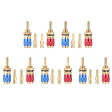 10Pcs 6mm Water Cooled Air Cooled Gas Water Adapter Quick Connector Fitting for MIG TIG Welding Torch Plug, +Red